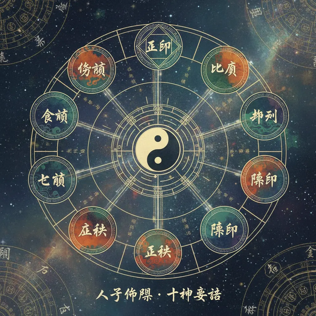 八字命盤 - 十神