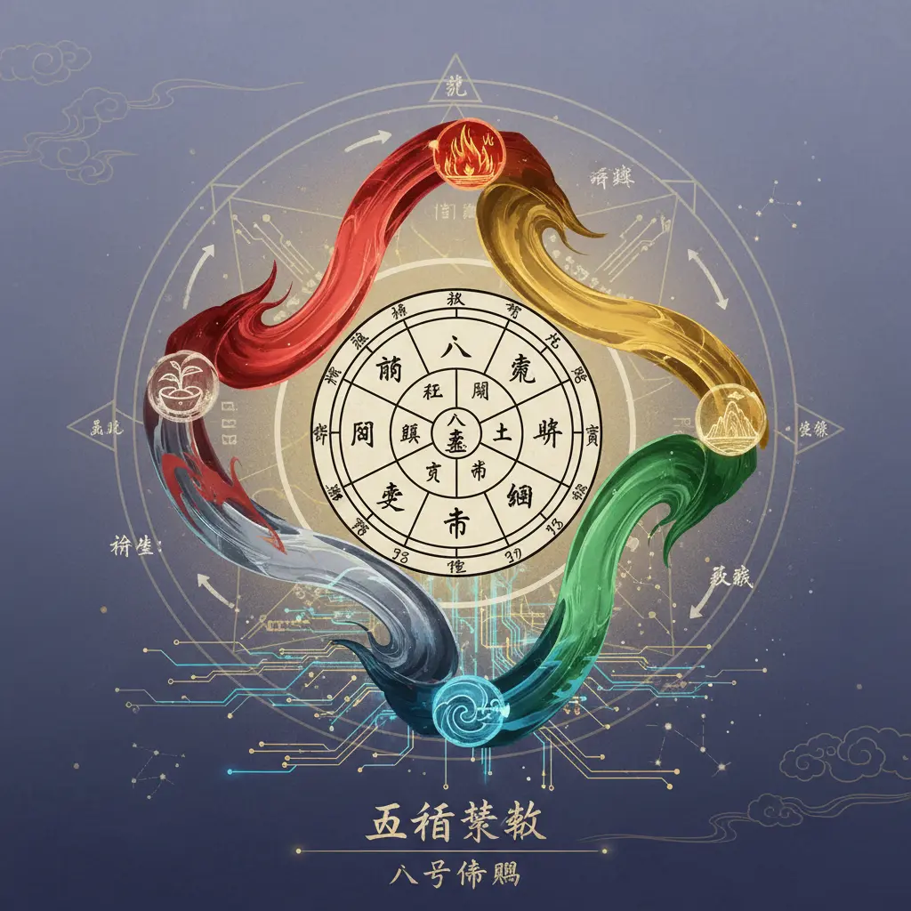 八字命盤 - 五行結構